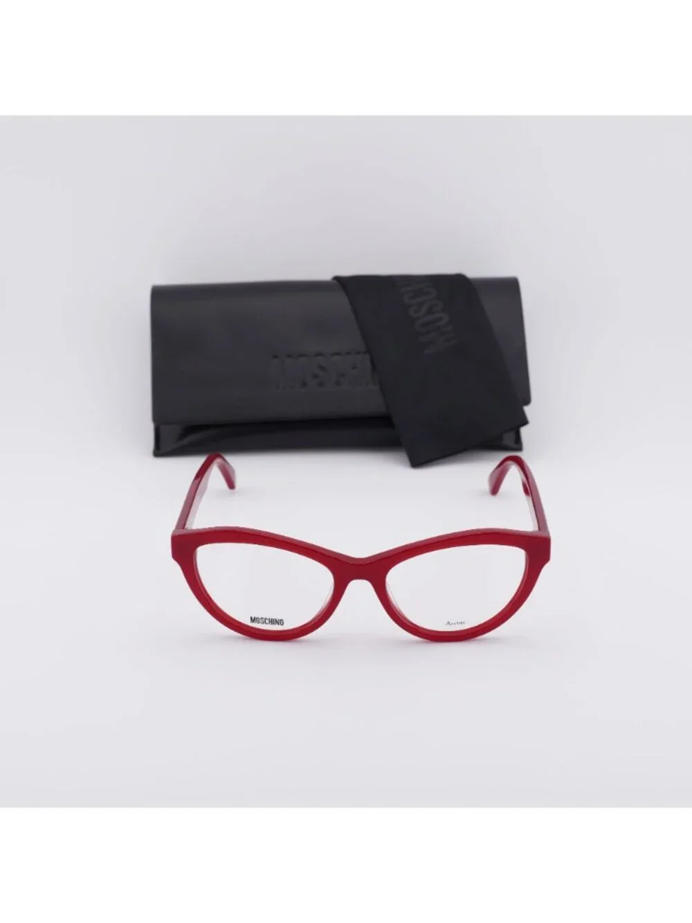 Moschino MOS623 0C9A 00 Cat Eye Eyeglasses 52mm - Red